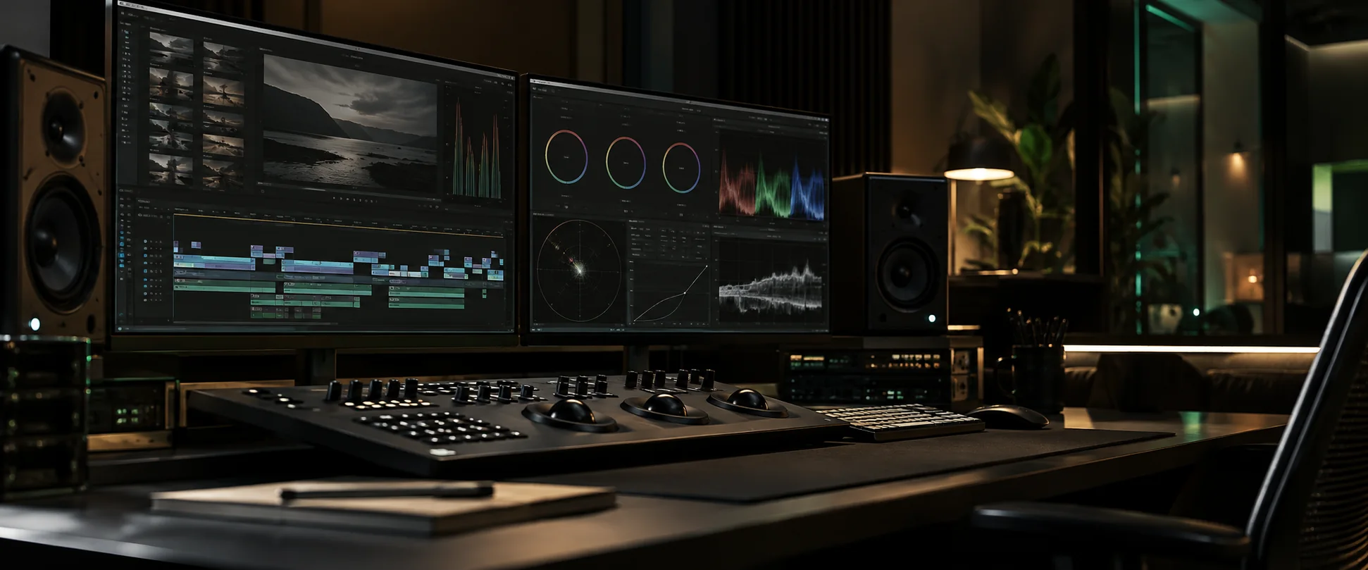 Workstation per la post-produzione video e audio